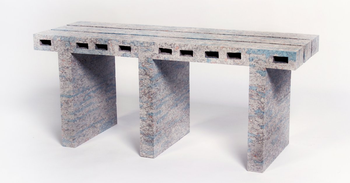 EINDHOVEN PaperBricks building blocks from recycled newspaper.