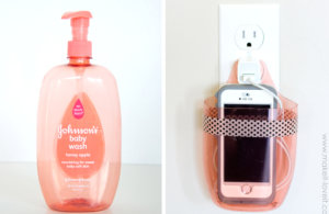 Charging-Cell-Phone-Holder-from-a-plastic-bottle-2