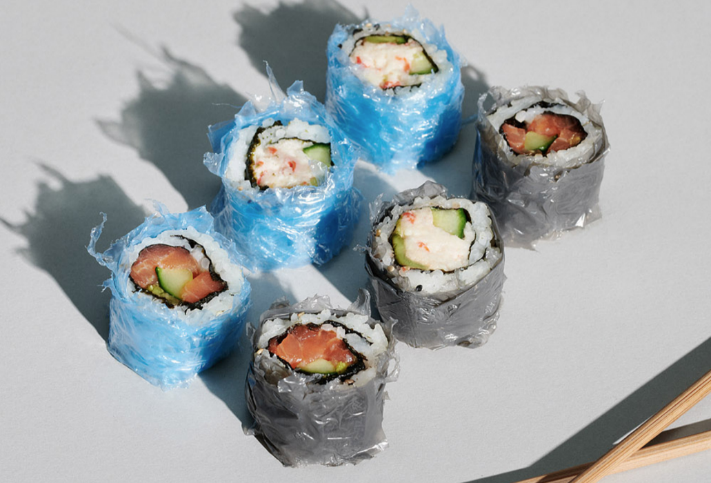 POLLUTION photos on microplastics in food chain.