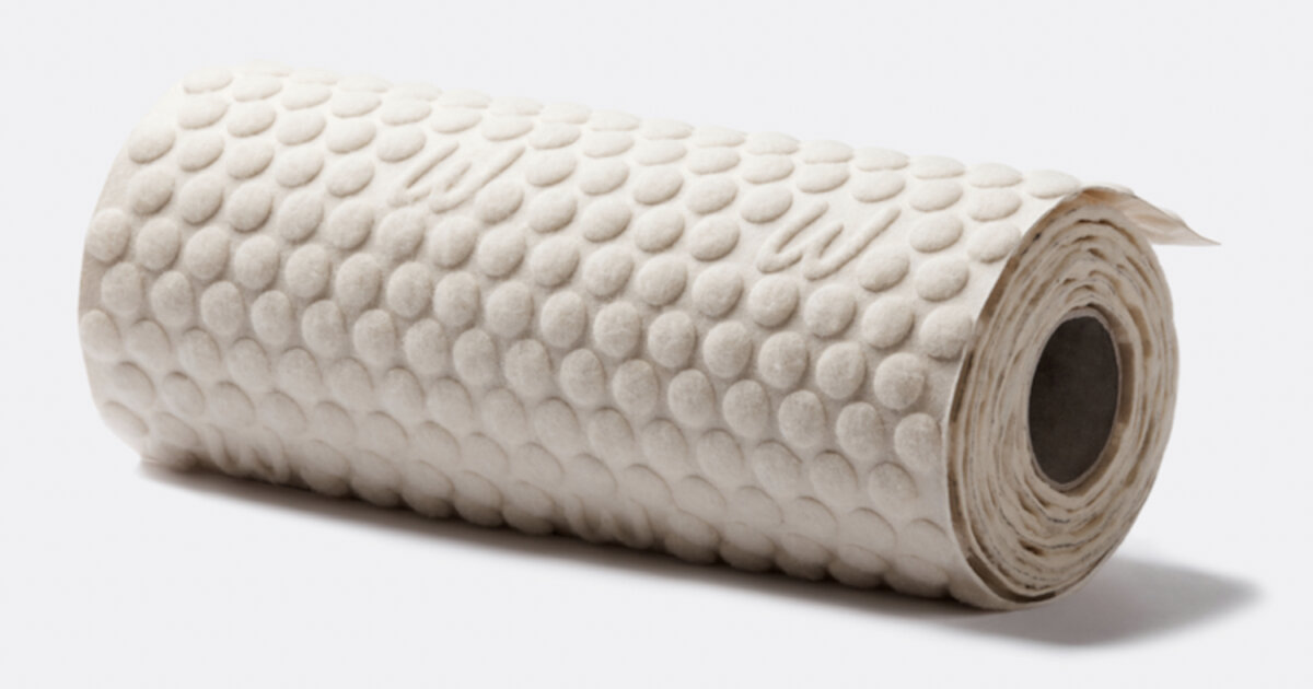 UPCYCLING Bubble Wrap Made From Waste Wool.